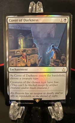 MTG Cover of Darkness #89 Assassin's Creed Rare Foil Magic The Gathering Mint NM - Image 1
