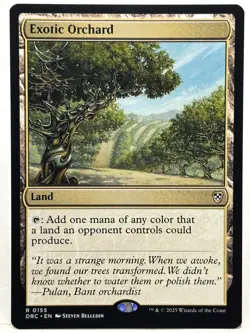 Exotic Orchard NM/M* Aetherdrift Commander ENGLISH 0155 mtg -UnltdCards - Image 1