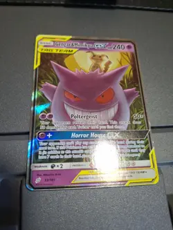 Gengar & Mimikyu GX-53/181-Team Up-Ultra Rare-*MP*-Pokemon - Image 1