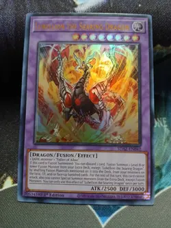 Yugioh Lubellion the Searing Dragon Ultra Rare SDAZ-EN042 1st Ed Near Mint - Image 1