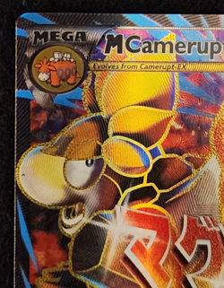 2017 Pokemon XY Alternate Art Black Star Promo M Camerupt EX #XY198A EX-NM - Image 2