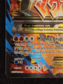 2017 Pokemon XY Alternate Art Black Star Promo M Camerupt EX #XY198A EX-NM - Image 5