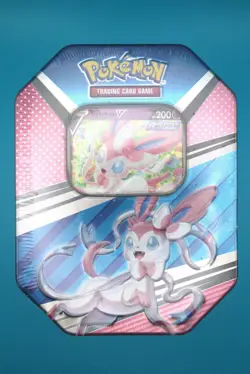 FREE SHIPPING! Pokemon | V Heroes Tin - Sylveon V | (SEALED) (international) - Image 1