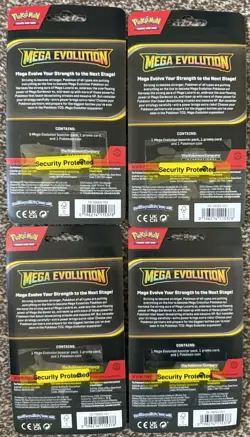 4 x Pokemon TCG Mega Evolutions Single Blister Packs Drifloon & Drifblim -Sealed - Image 2