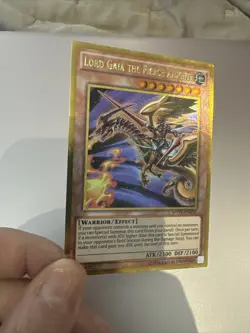 Yu-Gi-Oh! TCG Lord Gaia the Fierce Knight MVP1-EN050 Gold Rare 1st EditionEX - Image 3