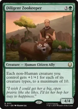 ~ Diligent Zookeeper ~ NM ~ MTG: Avatar ~ MTG ~ - Image 1