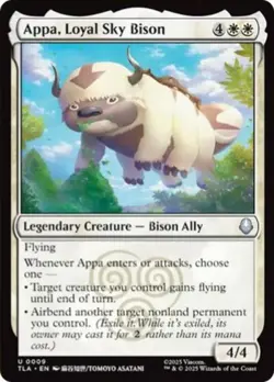 ~ Appa, Loyal Sky Bison ~ NM Foil ~ MTG: Avatar ~ MTG ~ - Image 1