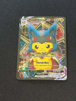 PIKACHU POKEMON LUCARIO COSPLAY CARTE CARD NEW HOLO PRISM COLLECTION BRILLANTE - Image 2