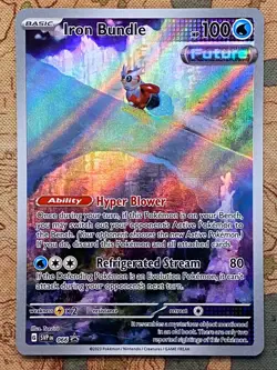 Pokemon Card TCG - Iron BundIe SVP 066 Black Star Promo Scarlet & Violet NM - Image 2