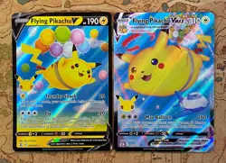 Pokemon Card TCG - Flying Pikachu V & VMAX Ultra Rare Celebrations Near Mint - Image 1