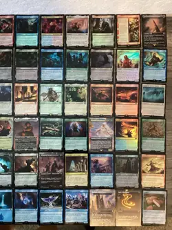 Magic The Gathering Lot Of 153 FOIL Cards From Lord Of The Rings - Image 3