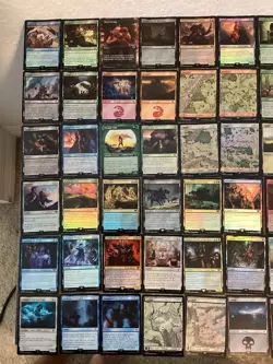 Magic The Gathering Lot Of 153 FOIL Cards From Lord Of The Rings - Image 5