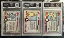Lot Of 3 Pokemon Topps Holo Foil Chrome Base Cards - Image 2