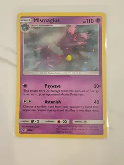 Pokemon TCG Card - Mismagius SM222 Black Star Promo Holo - Sun & Moon - NM! - Image 1