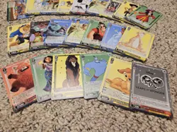 Disney100 Celebration Trading Card Weiss Schwarz Booster Lot (qty 37) - Image 2