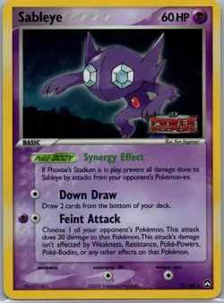 Pokemon Card - Sableye 22/108 - EX Power Keepers - Stamped - Holo - Image 1