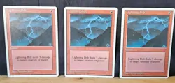 Magic The Gathering Lot of 3 4th Edition Cards LP - Image 1