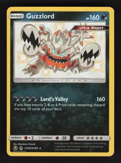 Guzzlord SV26/SV94 Pokemon Hidden Fates Shiny Holo Card - Image 1