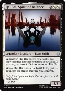 ~ Hei Bai, Spirit of Balance ~ NM Foil ~ MTG: Avatar ~ MTG ~ - Image 1