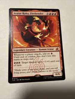 Avatar Roku, Firebender - 112 - NM - Avatar: The Last Airbender - MTG - Image 1