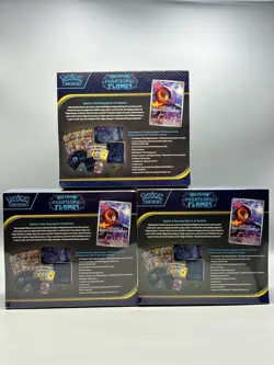 Phantasmal Flames Pokemon Center Elite Trainer Box (Exclusive) Sealed ETB x3 - Image 2
