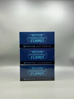 Phantasmal Flames Pokemon Center Elite Trainer Box (Exclusive) Sealed ETB x3 - Image 4