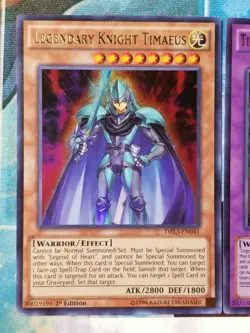 Legendary Knight Timaeus DRL3-3N041 & Timaeus The Knight of Destiny DRL3-EN055 - Image 2