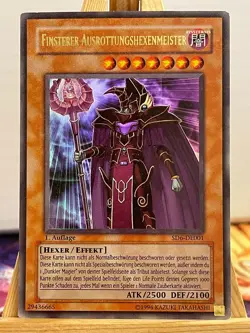 Finsterer Ausrottungshexenmeister SD6-DE001 Ultra Rare Deutsch EX YUGIOH - Image 1