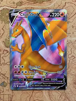 Pokemon Card TCG - Charizard V SWSH050 Black Star Promo Champion's Path NM - Image 1