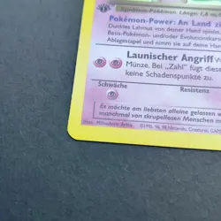 Pokemon TCG Karte - Dunkles Lahmus 12/82 Holo 1. Edition Deutsch Team Rocket NM - Image 4