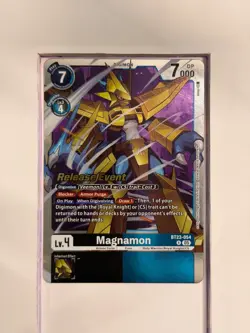 [RE] BT23-054 Magnamon - Digimon TCG Card Game Release Stamped - Image 1
