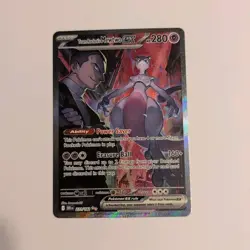 Team Rocket's Mewtwo ex 231/182 SIR Destined Rivals Pokemon Card TCG - Image 1