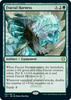 Fractal Harness - Commander 2021 #061/081 MTG Magic The Gathering - Image 1