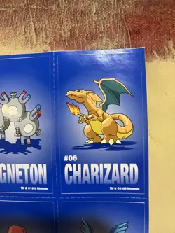 1999 Pokemon Sandylion Sticker Sheets #06 Charizard #02 Ivysaur 144 Articuno +++ - Image 2