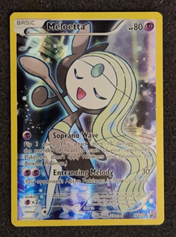 2016 Pokemon XY Black Star Promo Meloetta XY120 Holo EX-NM - Image 1
