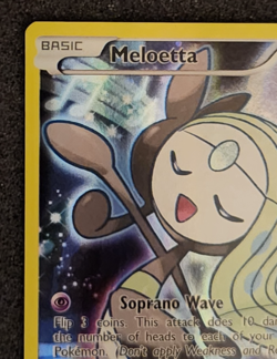 2016 Pokemon XY Black Star Promo Meloetta XY120 Holo EX-NM - Image 2