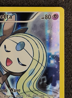 2016 Pokemon XY Black Star Promo Meloetta XY120 Holo EX-NM - Image 3