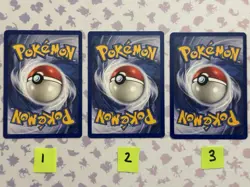 Pokemon Card Pikachu Shadowless Base Set RED CHEEKS 58/102 - Near Mint! X3! - Image 5