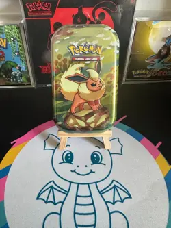 Pokemon Mini Tins Evolutions Prismatiques EV8.5 - pyroli - Neuf/Scelle - FR - Image 1