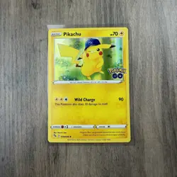 Pikachu 028/078 Pokemon GO Holo Gamestop Promo Pokemon TCG Near Mint Rare - Image 1