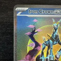 Pokemon TCG Scarlet & Violet Temporal Forces Iron Crown EX 206/162 Near Mint NM - Image 2