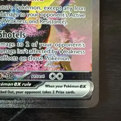 Pokemon TCG Scarlet & Violet Temporal Forces Iron Crown EX 206/162 Near Mint NM - Image 4