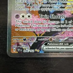Pokemon TCG Scarlet & Violet Temporal Forces Iron Crown EX 206/162 Near Mint NM - Image 5