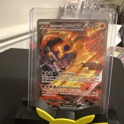 Pokemon TCG Team Rockets Moltres EX Destined Rivals Card 229/182 Stamped - Image 1