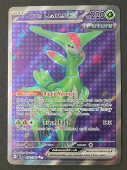 Iron Leaves ex 186/162 NM Ultra Rare Temporal Forces Pokemon TCG - Image 1
