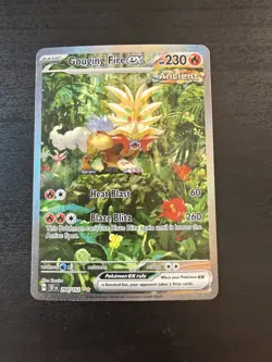 Pokemon Gouging Fire EX Special Illustration Rare Temporal Forces 204/162 NM - Image 1