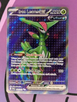 Iron Leaves ex 186/162 SV05: Temporal Forces Holo Pokemon TCG - Image 1