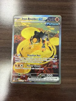 Iron Boulder ex - 207/162 SV05: Temporal Forces - Pokemon Near Mint - Image 1