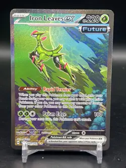 Iron Leaves ex 203/162 Temporal Forces Pokemon Special Illustration Rare NM- - Image 1
