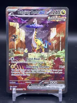 Pokemon Raging Bolt ex 208/162 Special Illustration Rare Temporal Forces NM - Image 1